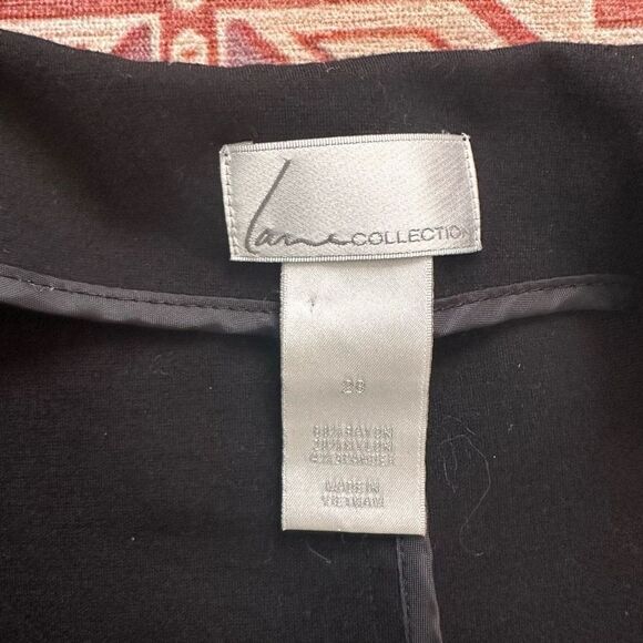 Lane Bryant women’s full zip moto style stretch blazer jacket black size 28 4XL - Picture 4 of 10